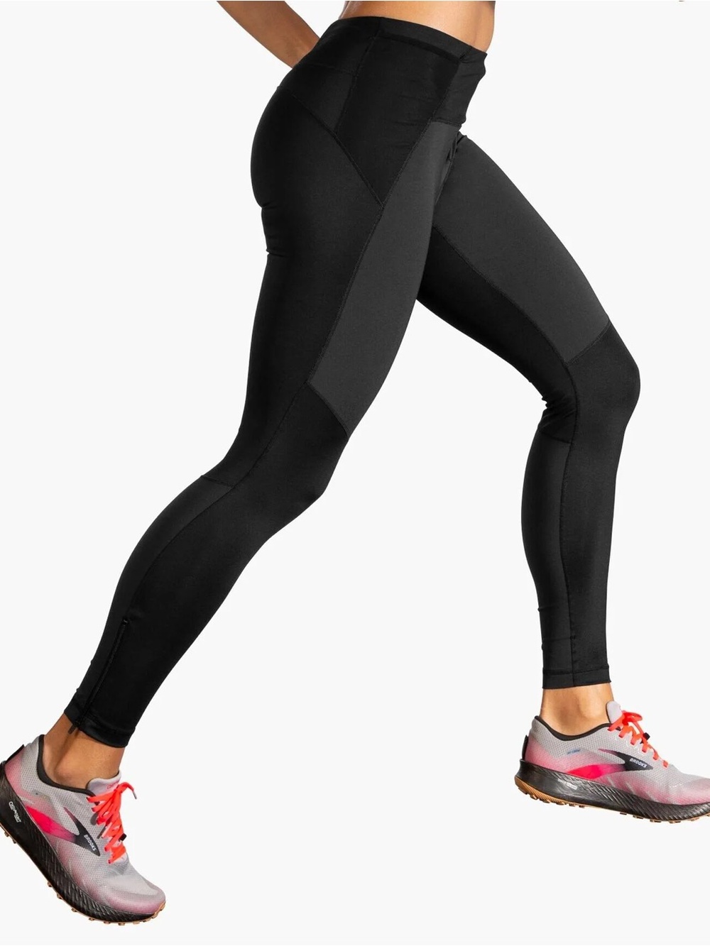 Brooks Switch Hybrid Tights Women’s XL Black Running Leggings NWT XL